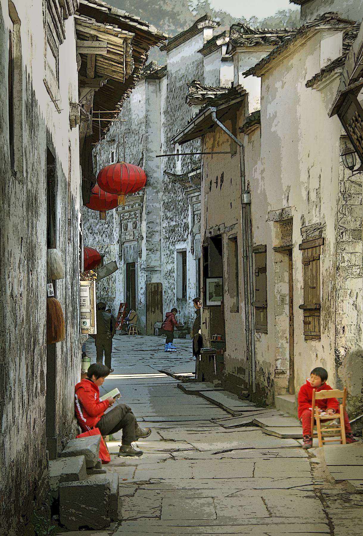 《巷弄人家》-《大众摄影》俱乐部团体会员——福州