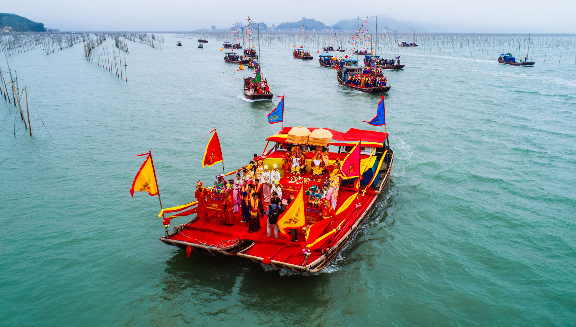 妈祖海上巡游(组图)1-8