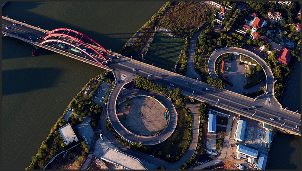 百旺飞架龙洲岛-"丹霞山杯"第二届"善美韶关"全国摄影大展投稿区-大众