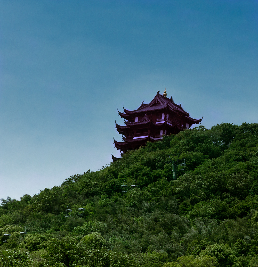 仰视三台阁-"生态福地 智造名城"马鞍山全国摄影大展-大众摄影网