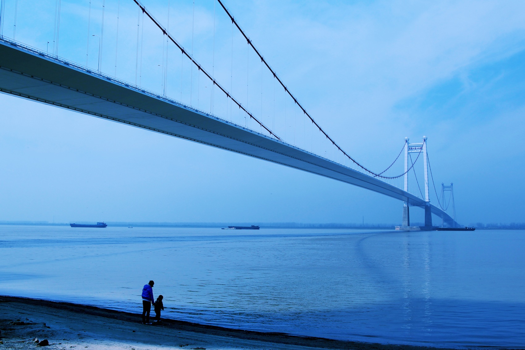 一桥飞架南北——马鞍山长江大桥