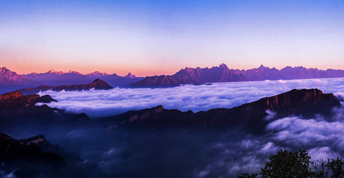 《牛背山云海》-"我和我的祖国"摄影类征稿区-大众摄影网