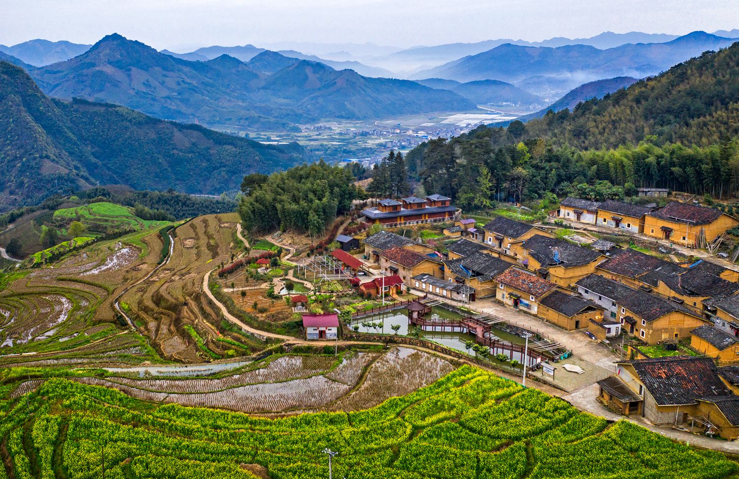 《鸟瞰乡村(1-4)》