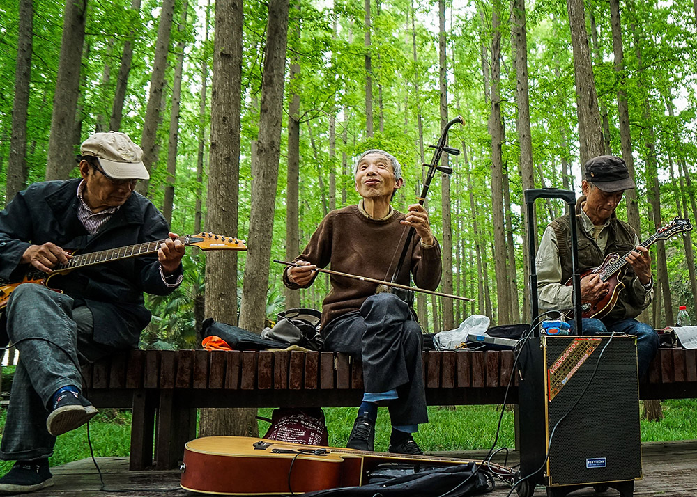 幸福的退休生活-"我和我的祖国"摄影类征稿区-大众摄影网 -