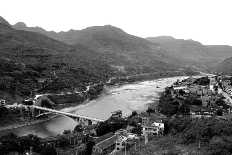 01-- 红军一渡赤水的贵州省习水县土城渡口遗址(2006.