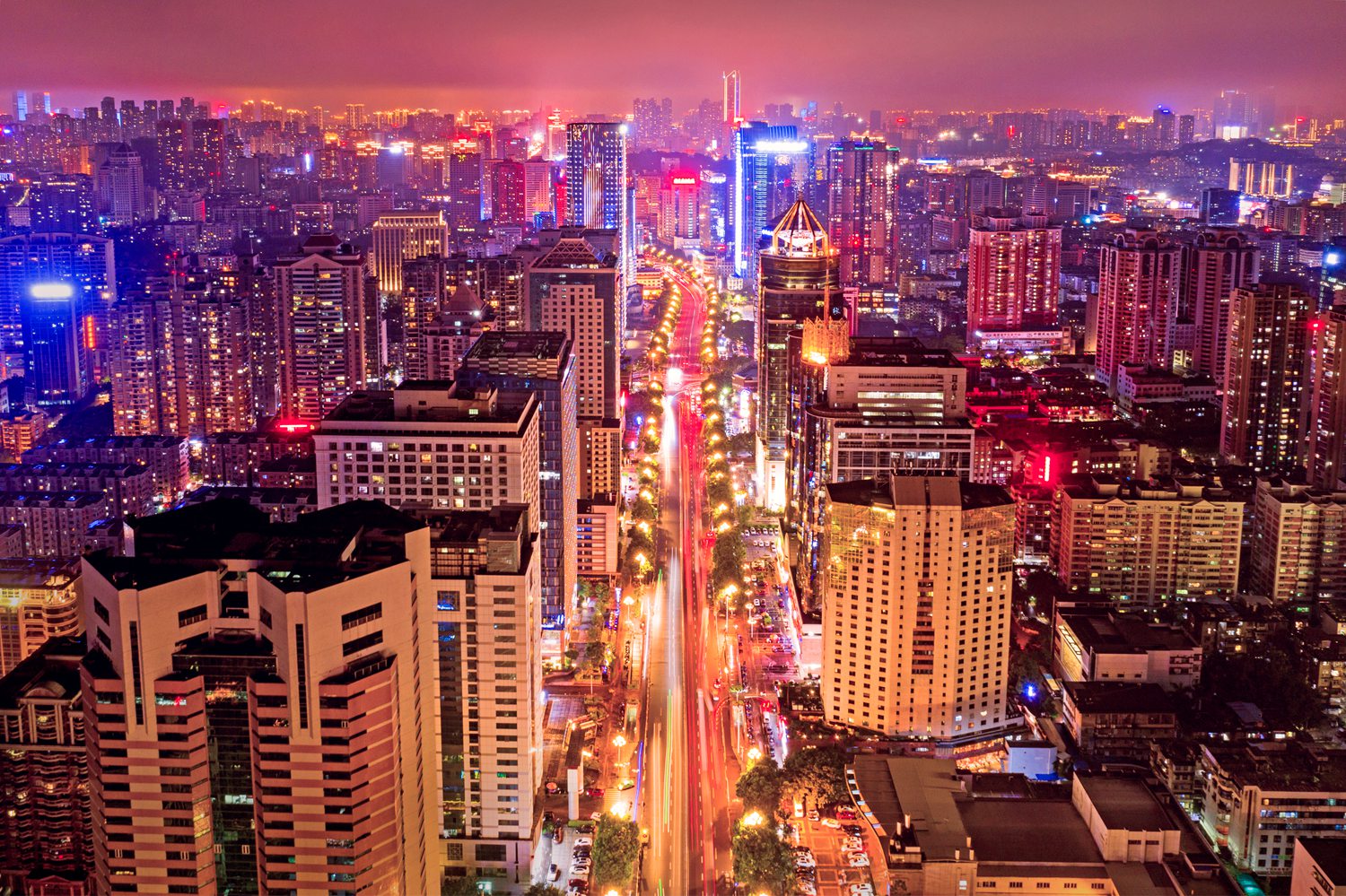 璀璨夜色—— 2019年5月18日摄于福建福州五四路.jpg