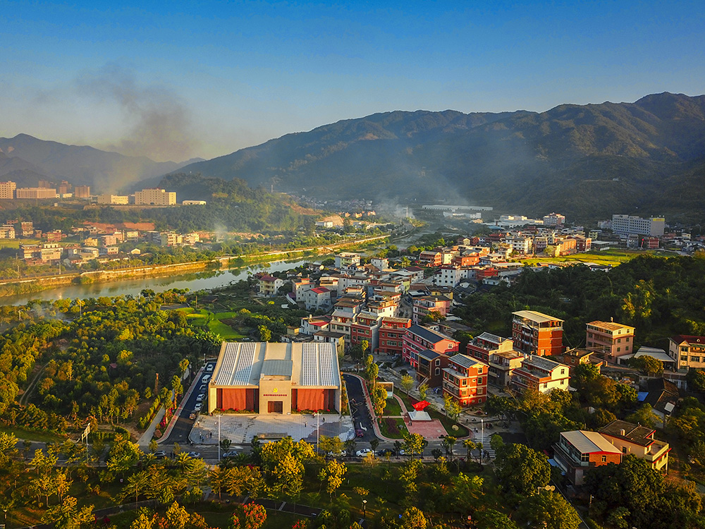 《红色乡村美如画》福建省永春县花石村,泉州市党内生活体验馆的