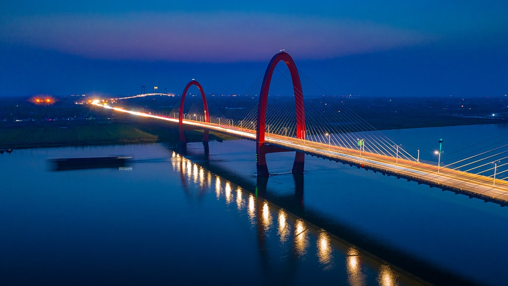 美丽的长江大桥