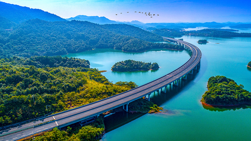 最美水上公路 组图-"我和我的祖国"摄影类征稿区-大众摄影网 -