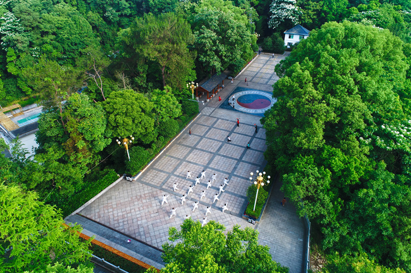 《宜居生活》,摄于福建省南平市建阳区潭山公园,龚劲松,13105993311.