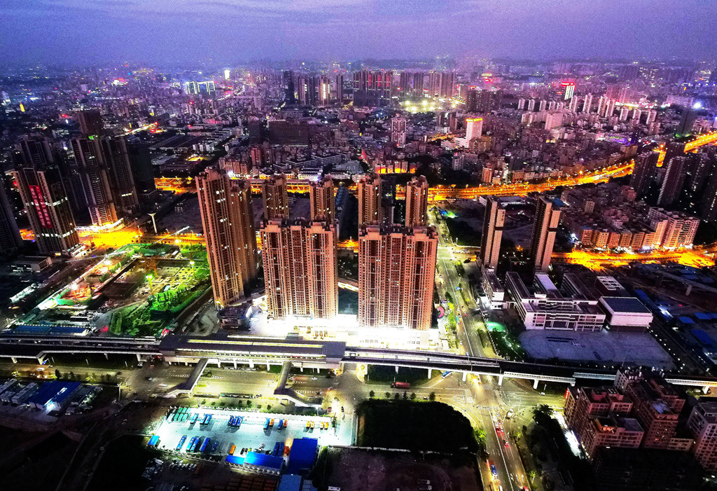 深圳龙华上塘夜景