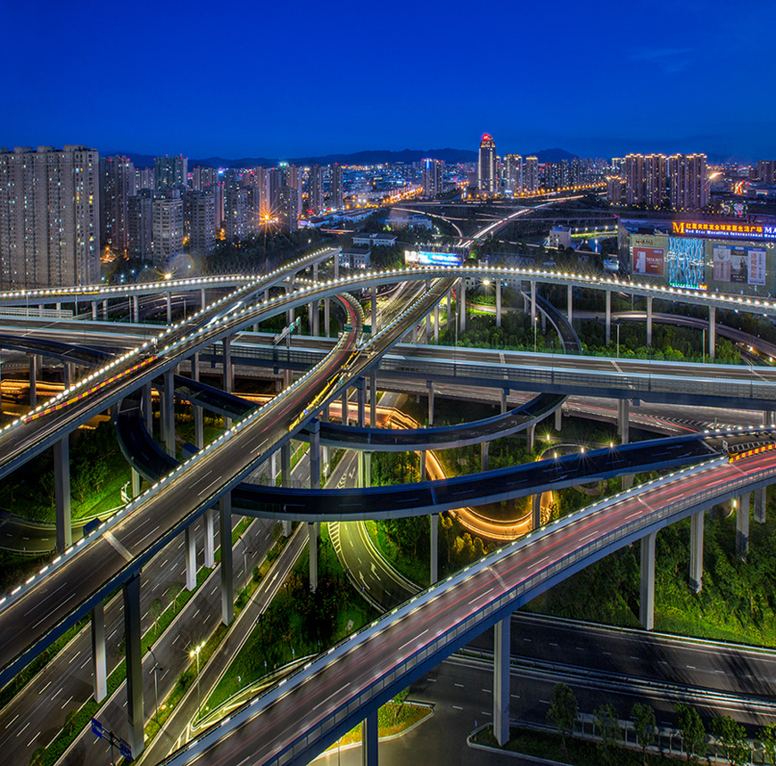 王斐《城乡大枢纽》2018年7月拍摄于潘火东苑立交高架枢纽13967864517