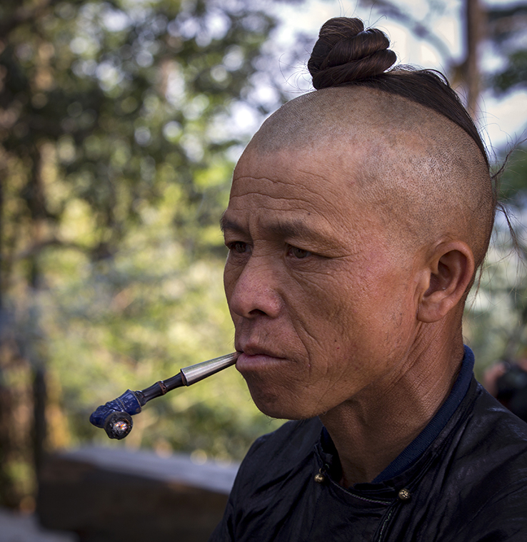 《岜沙汉子》摄于2017年4月贵州黔东南