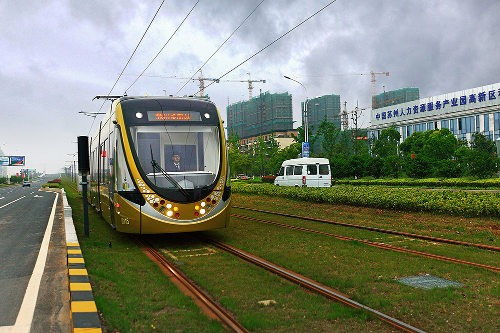 有轨电车风景线