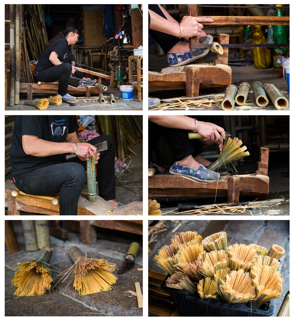 《老手艺——制竹刷把》组照
