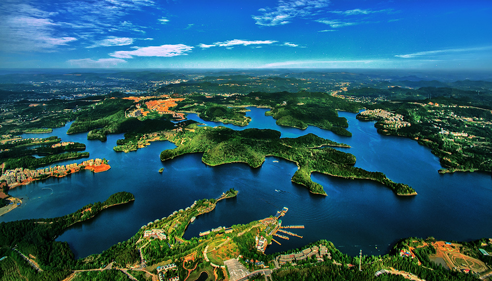(仙海湖风光)四川省绵阳市仙海水库风景2017.6.25