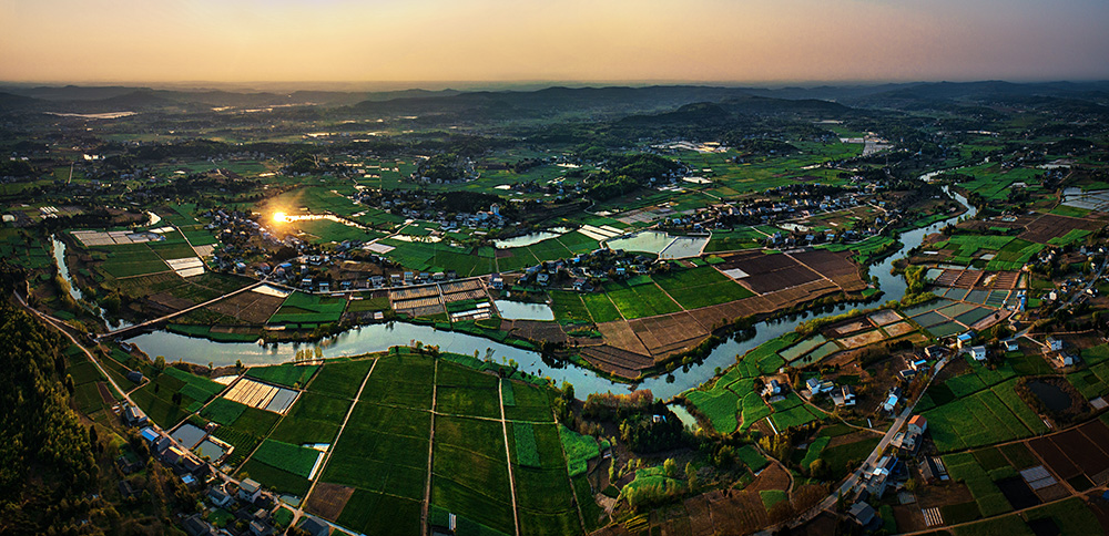 (落日乡村)四川省绵阳市魏城镇乡村2019.5.23
