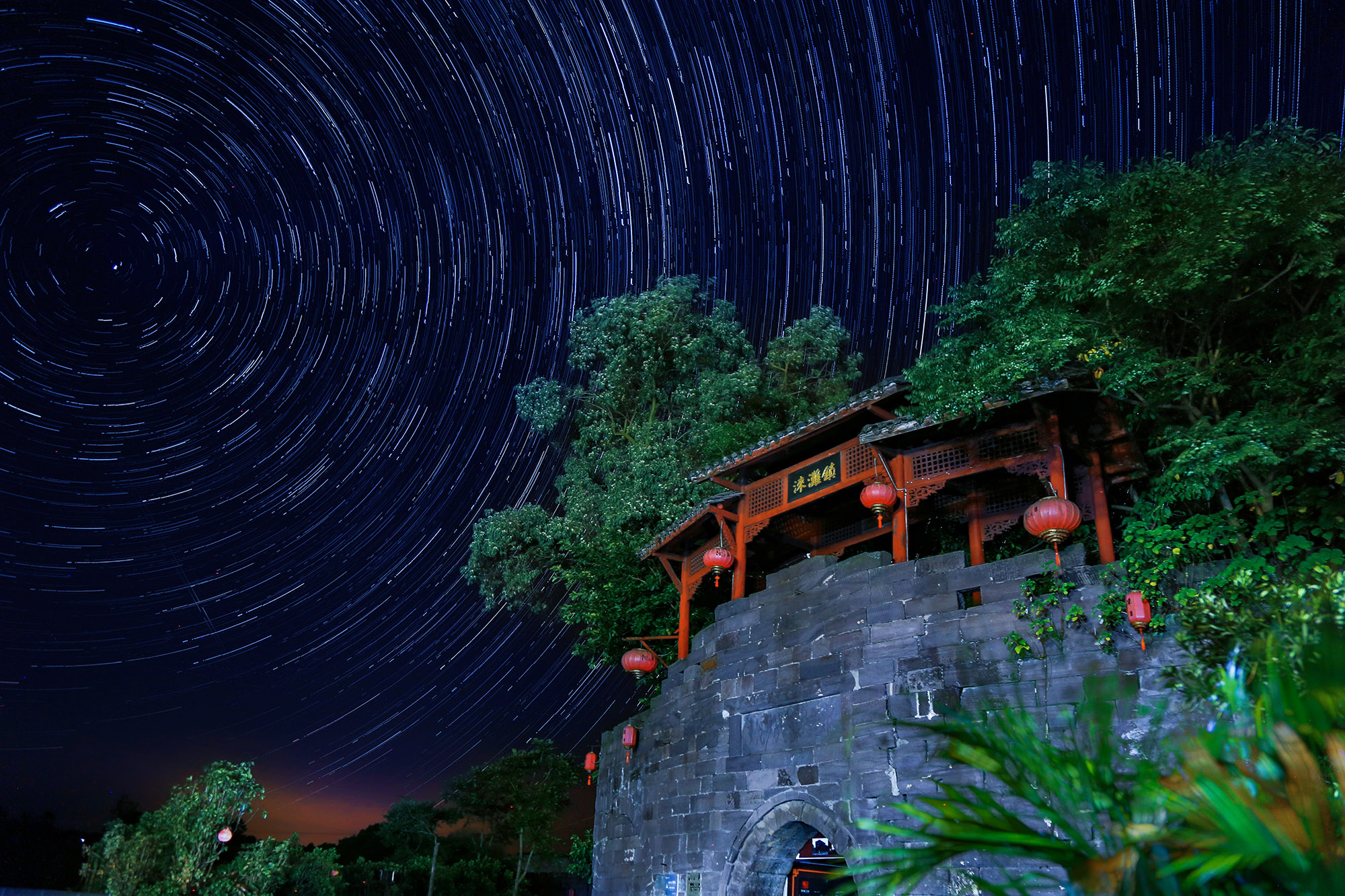 古镇星空-第三届中国重庆"钓鱼城杯"全国摄影大展 征稿区-大众摄影网