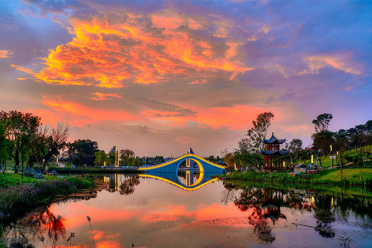 韶关善美之城的韶州公园