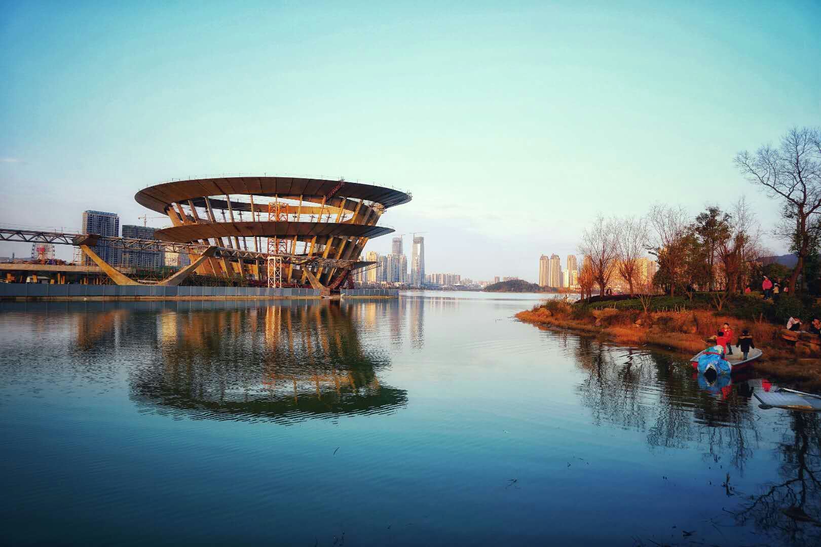 梅溪湖城市岛一一长沙新名片