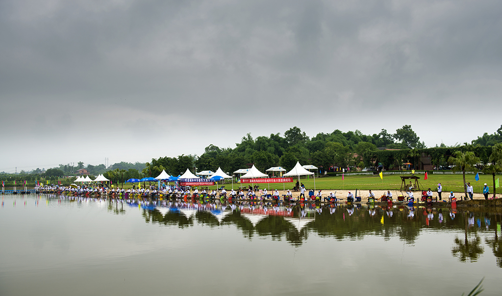 6.6拍于嘉隆西海钓鱼城杯中华垂钓大赛现场.