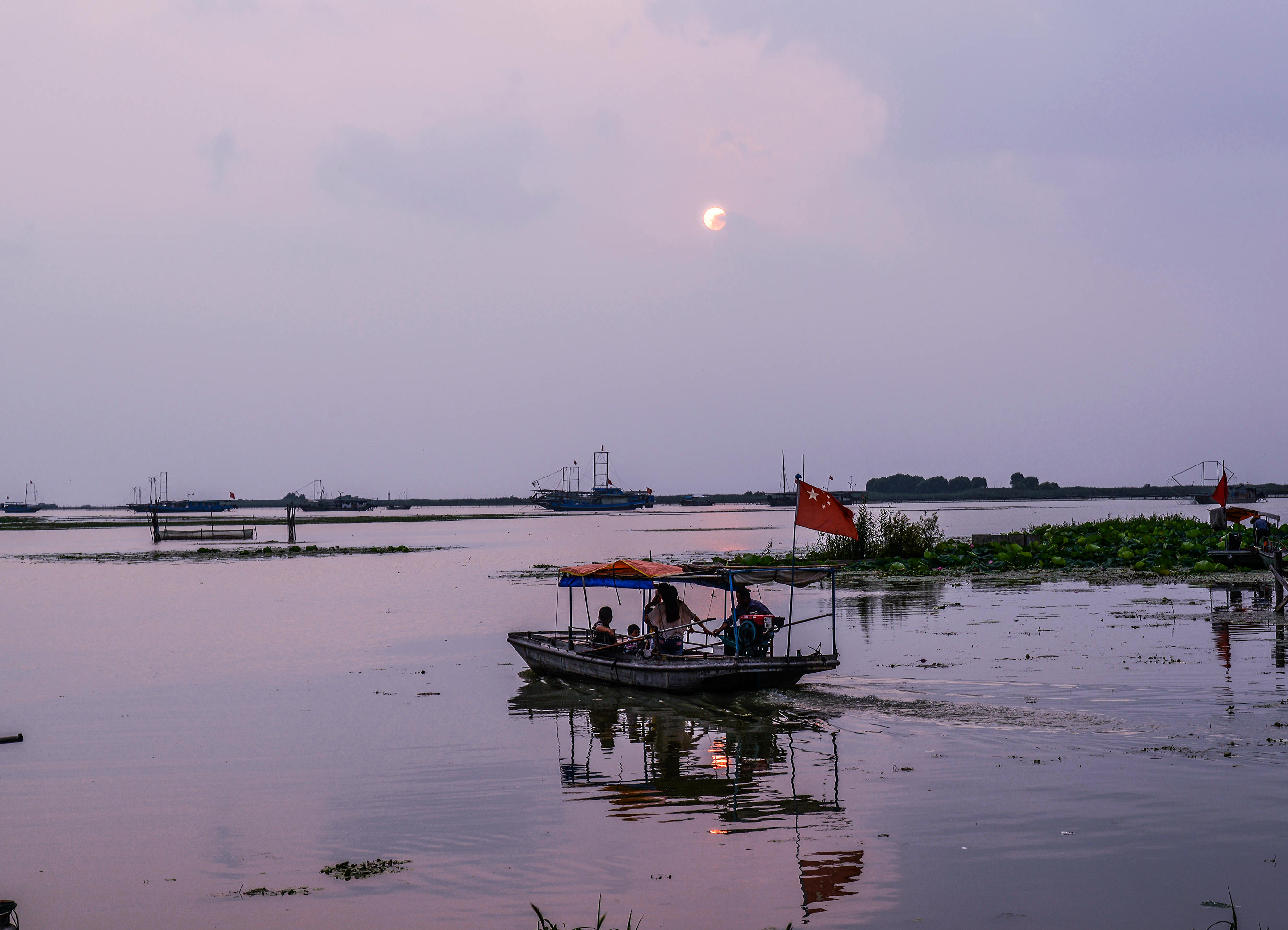 洪泽湖渔家风情西顺河影赛投稿片