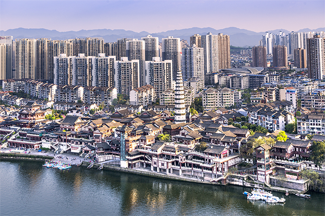 3.26拍于合川城区