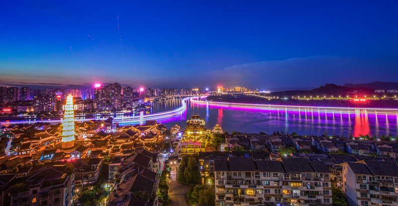 2019年8月7日摄于合川城区