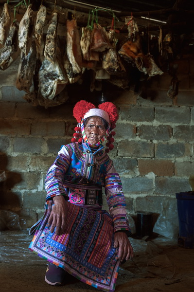 《雪地红缨》(白彝)