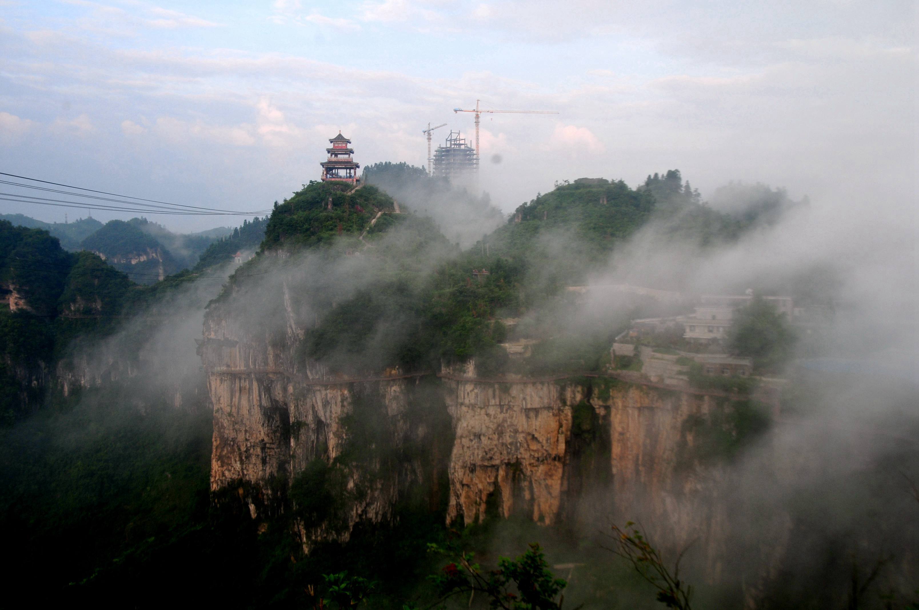 2019年7月18日摄于贵州铜仁万山朱砂古镇.