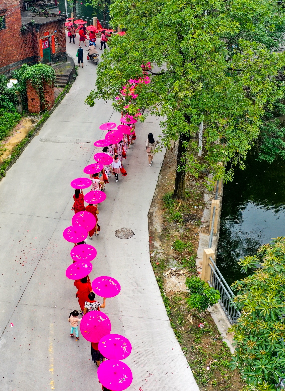 大展投稿区 69 我跟妈妈来走秀   摄于2019年5月,增城石滩镇麻车村