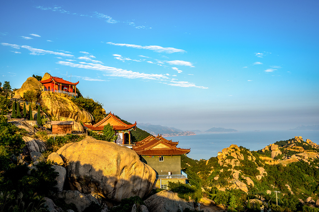 《山海一阁》陈开秀摄,2018年11月11日摄于福建省霞浦县下浒镇流米寺