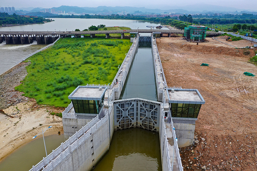 初溪水利枢纽船闸工程(组照)