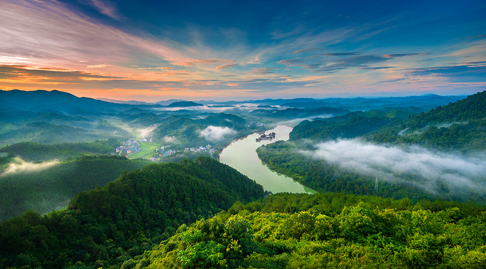 青山绿水禾水河