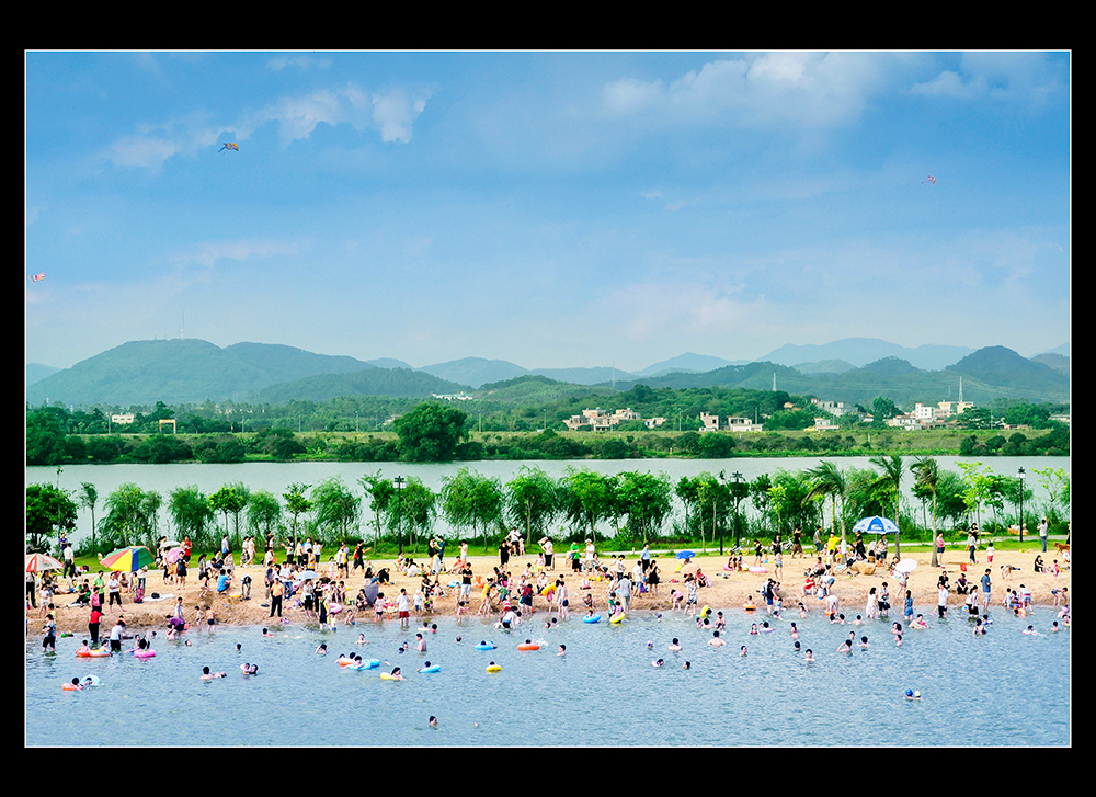 增江画廊沙滩泳场-"生态增城 旅游圣地"全国摄影大展投稿区-大众摄影