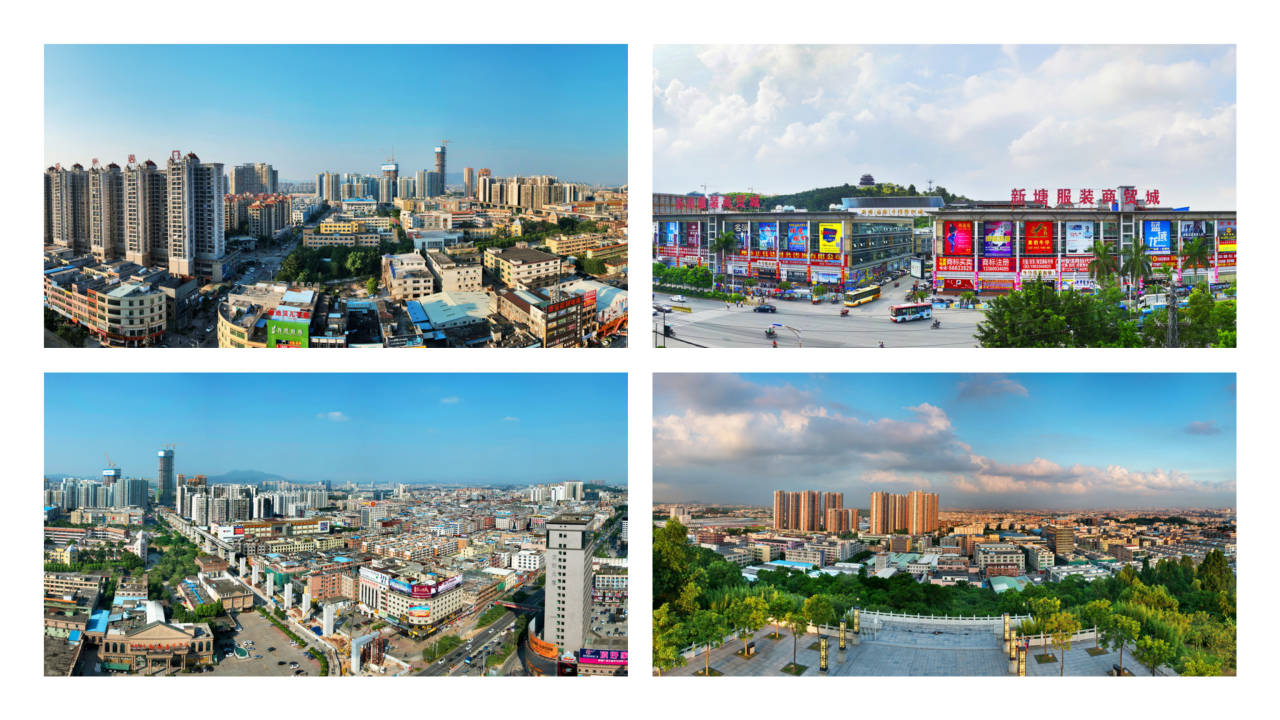 标题:鸟瞰大美新塘 地点:增城区新塘镇