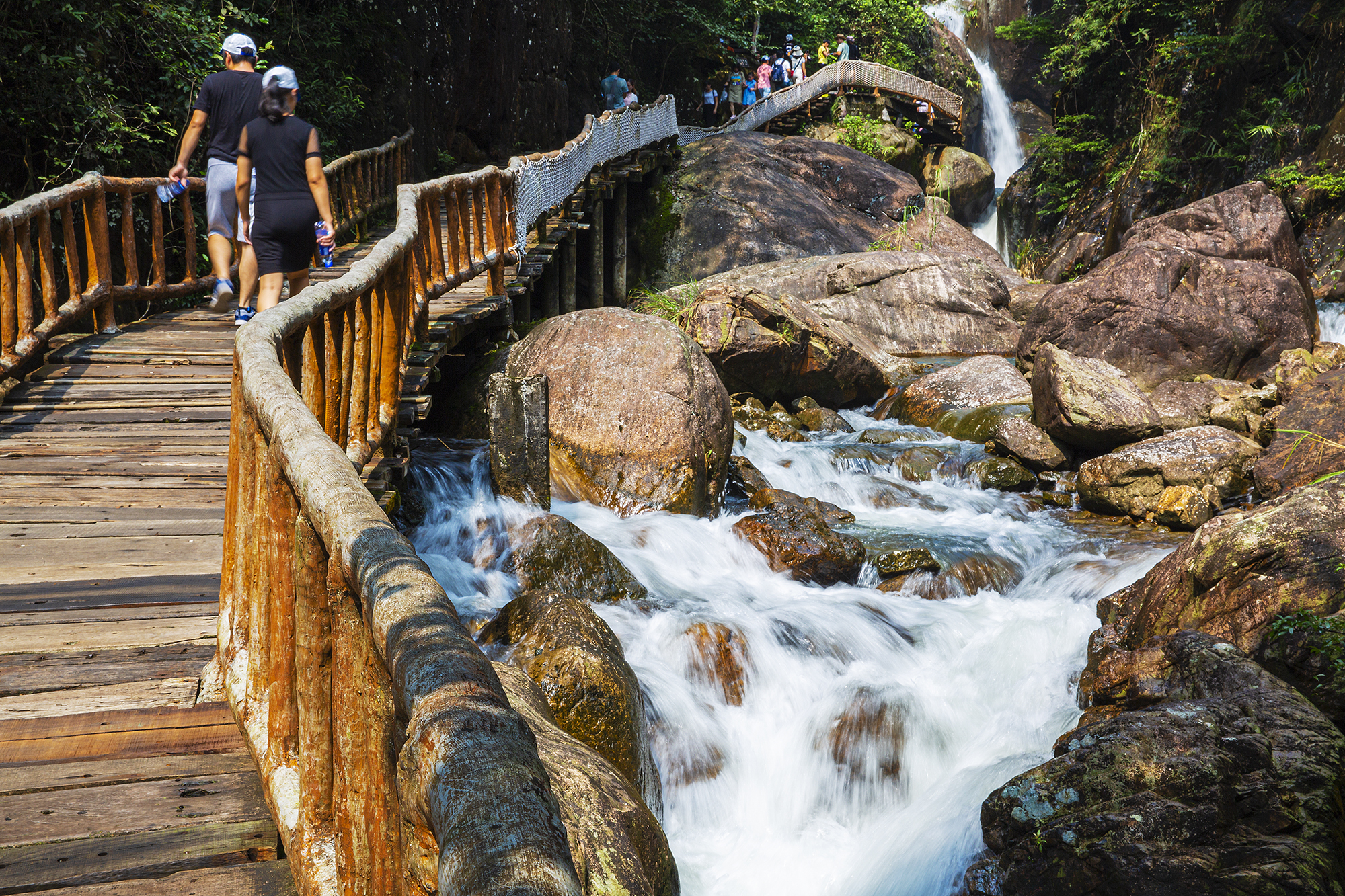 白水寨之魂--瀑布群组照