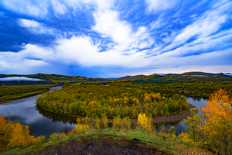 白鹿岛秋景-20160921拍于根河莫尔道嘎