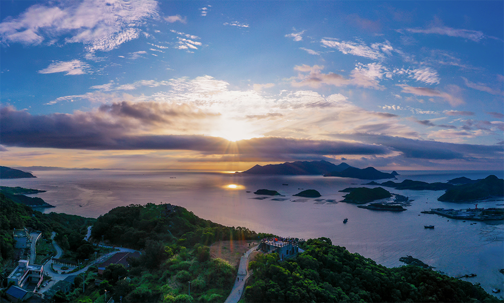 花竹晨曦 2019年8月摄于霞浦县三沙镇花竹村