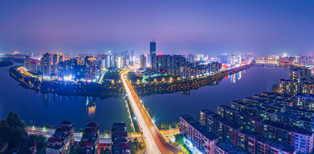 章江美丽夜色-《大众摄影》俱乐部团体会员——赣州思达俱乐部(1星)