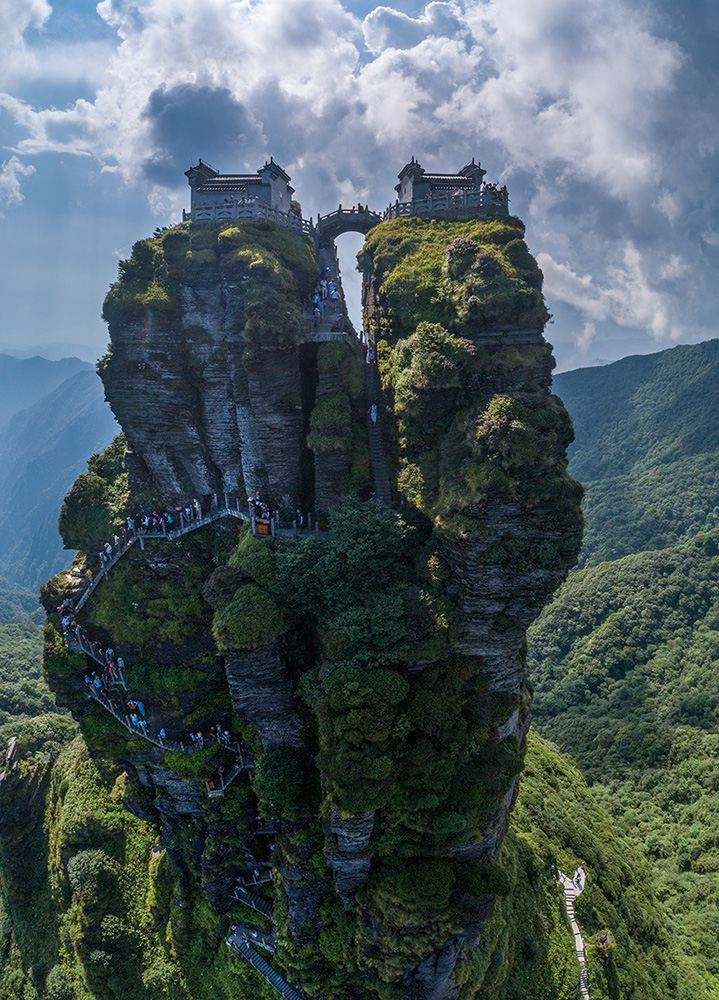 摄影 2018年7月21日摄于贵州省铜仁市梵净山景区红云金顶pano0001-02