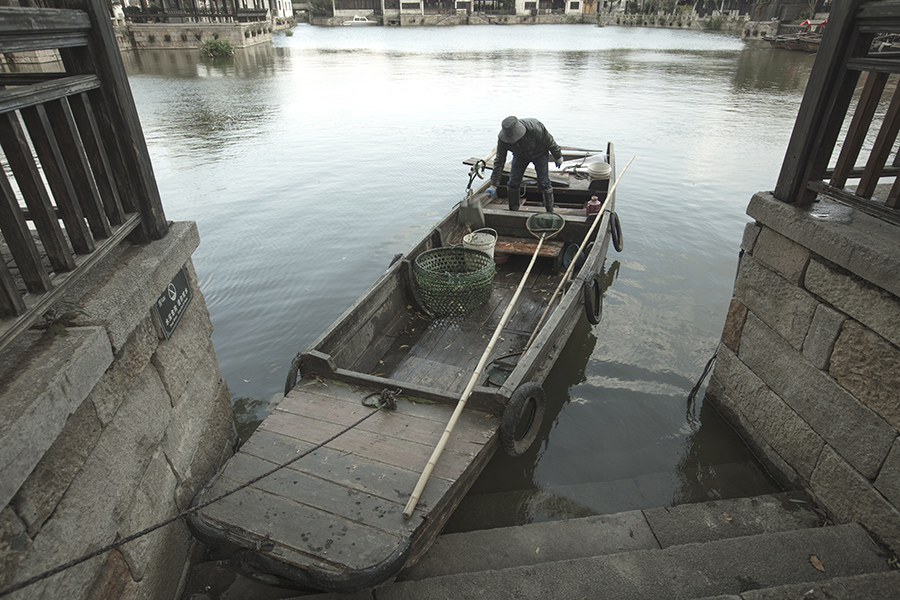 《泊船》(荡口古镇)5r9a9338