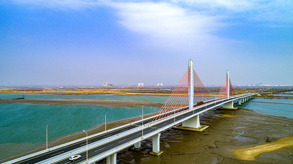 作者:岳梦 《威海南海新区大桥》 拍摄时间:2019.11.