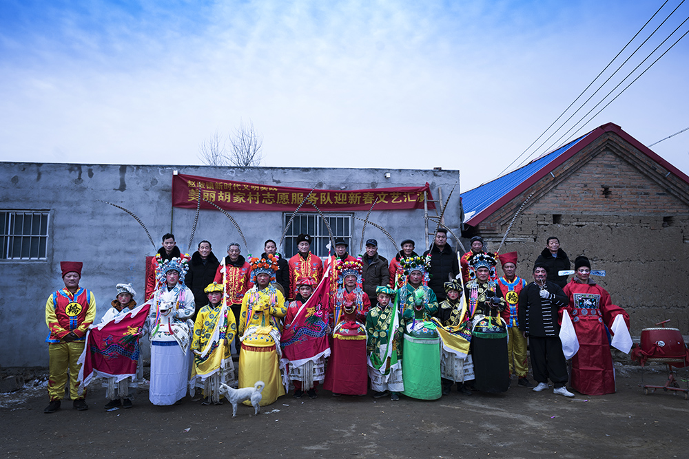 《邳州乡戏(组图8)》2019年2月摄于邳州市赵墩镇.