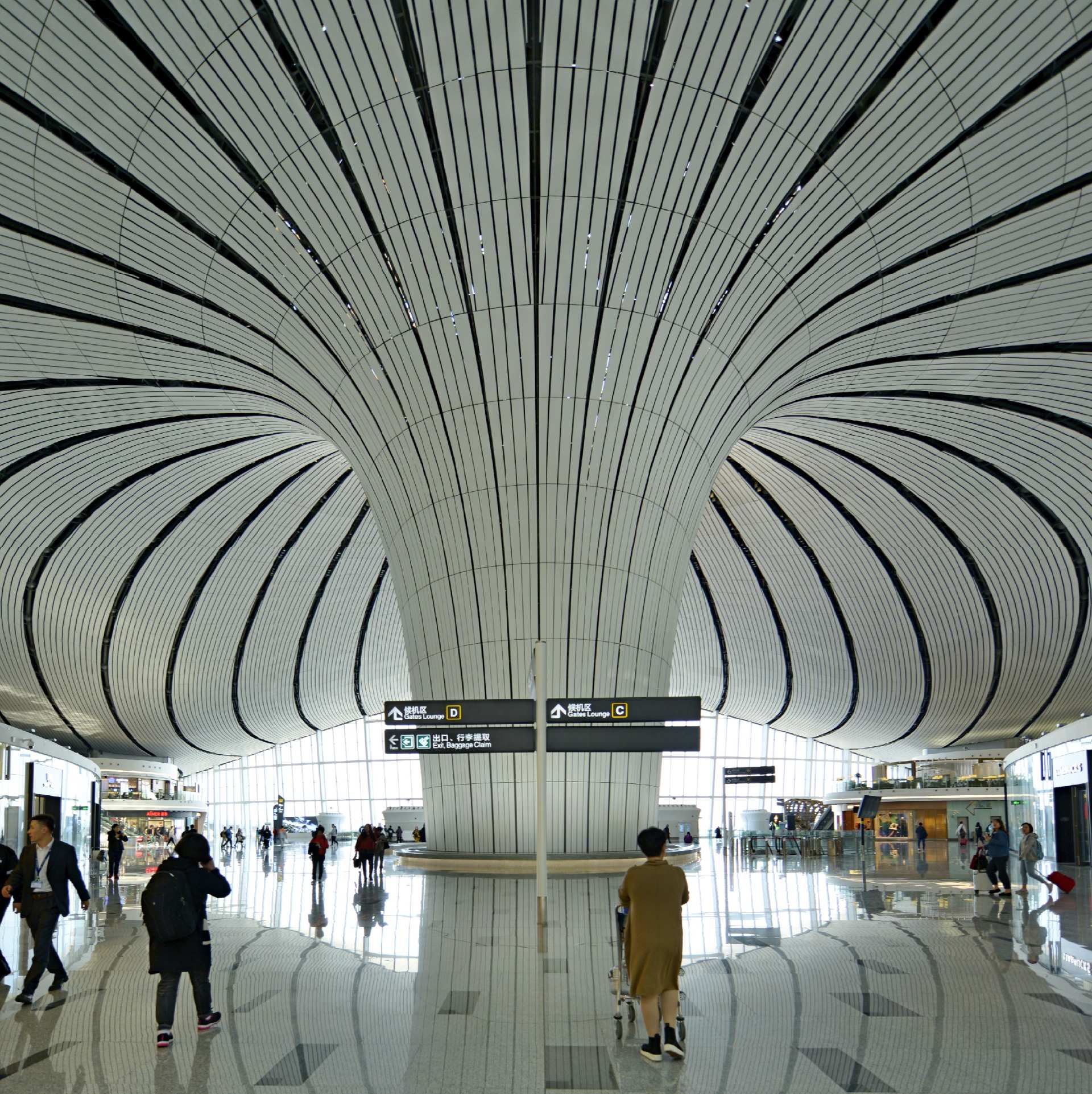 北京大兴机场候机楼