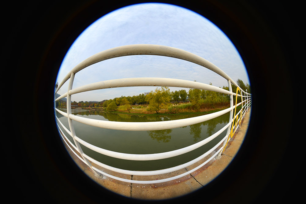 鱼眼变焦如意湖-"美丽乡村"全国摄影大展征稿区-大众摄影网
