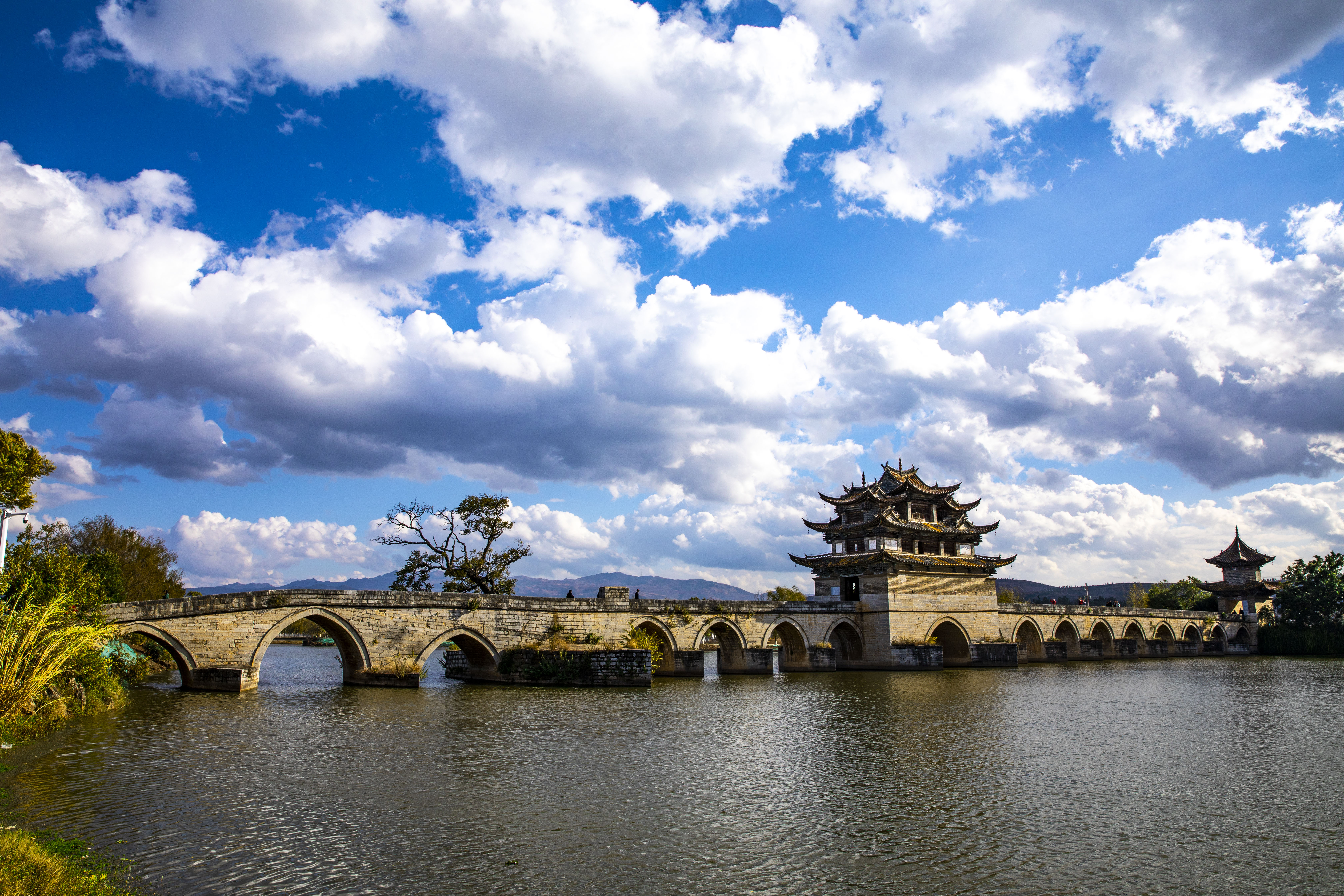 红河州建水古城双龙桥