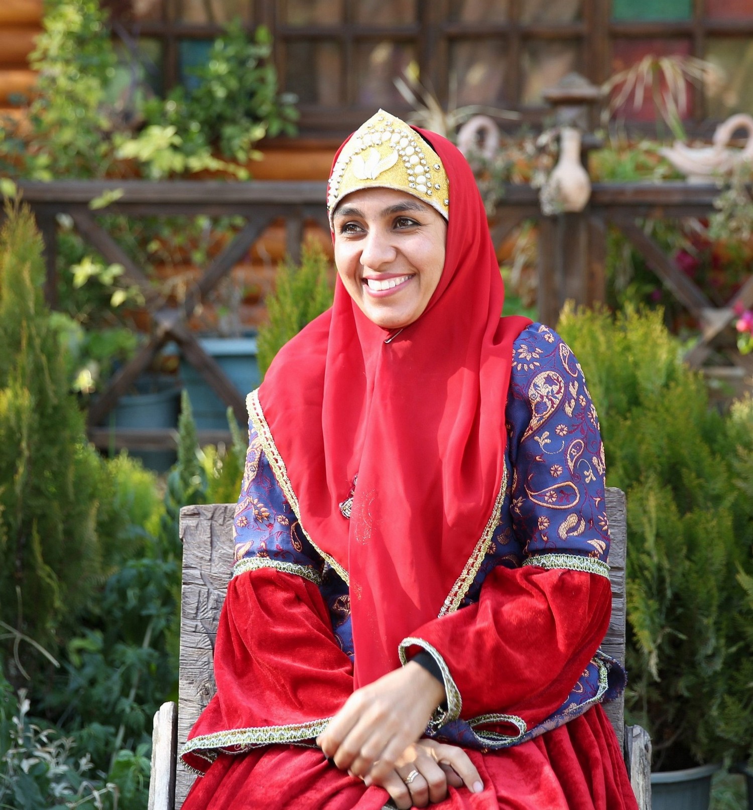 穿民族服装的伊朗妇女