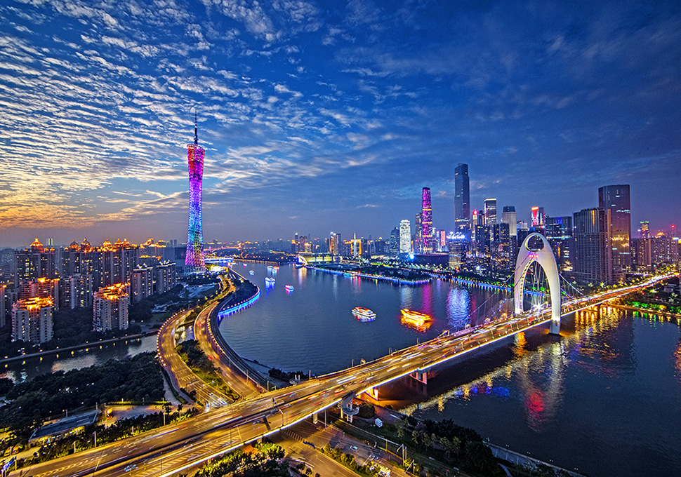 标题:珠江夜色