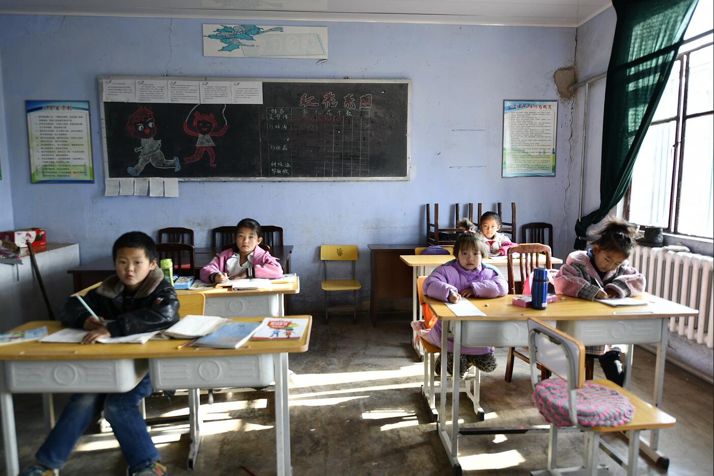 希望小学的留守儿童